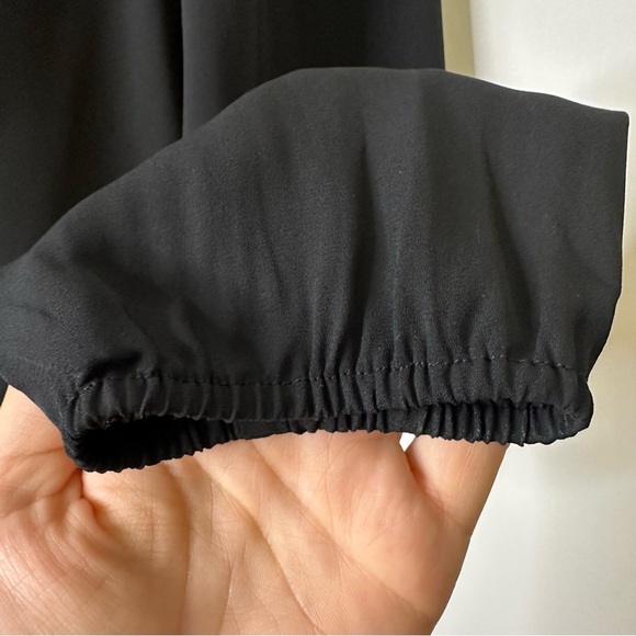 By Together Black Ruffled Long Sleeve Blouse - Picture 7 of 9